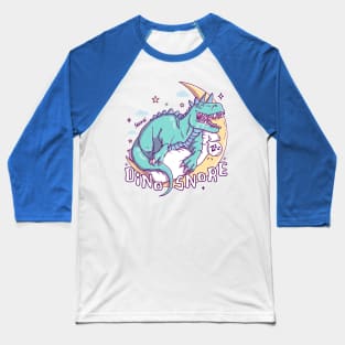 Dinosnore - Jurassic Slumber Delight Baseball T-Shirt